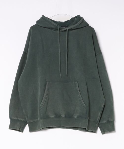 【UNIIT/ユニット】パウダーブリーチ加工 裏起毛ビッグスウェット フーディー プルオーバーパーカー ユニセックス（パーカー）｜UNIIT（ユニット）