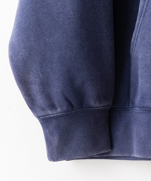 【UNIIT/ユニット】パウダーブリーチ加工 裏起毛ビッグスウェット フーディー プルオーバーパーカー ユニセックス（パーカー）｜UNIIT（ユニット）