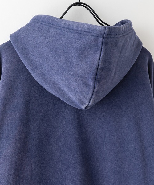 【UNIIT/ユニット】パウダーブリーチ加工 裏起毛ビッグスウェット フーディー プルオーバーパーカー ユニセックス（パーカー）｜UNIIT（ユニット）