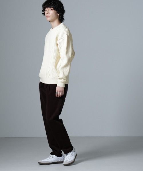 セール】スポンディッシュケーブルニット（ニット/セーター）｜NANO