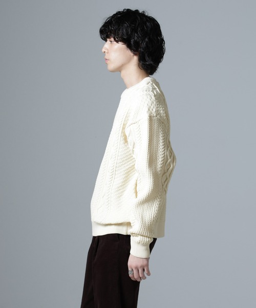 セール】スポンディッシュケーブルニット（ニット/セーター）｜NANO