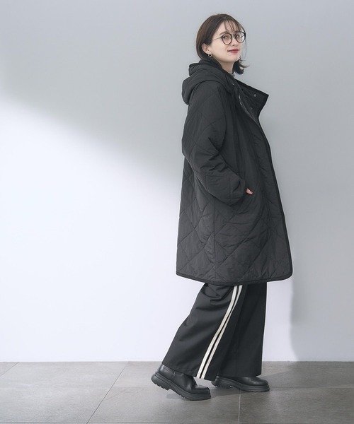 studio CLIP（スタディオクリップ）の「サイドライントラックパンツ（その他パンツ・レディース・ブラック/ブラウン・FREE）」の5枚目の写真