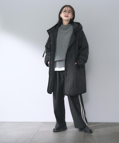 studio CLIP（スタディオクリップ）の「サイドライントラックパンツ（その他パンツ・レディース・ブラック/ブラウン・FREE）」の6枚目の写真