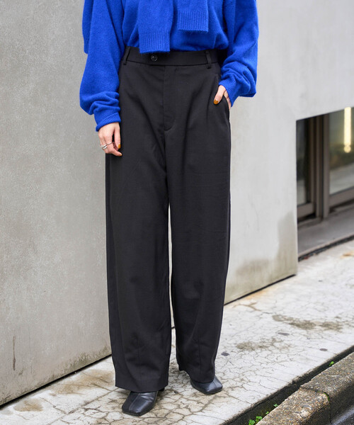 OUTDOOR PRODUCTS(アウトドアプロダクツ)の「TRキモウバレルレッグバギーパンツ(その他パンツ・レディース・ブラック/グレー・36/38/40)」の13枚目の写真