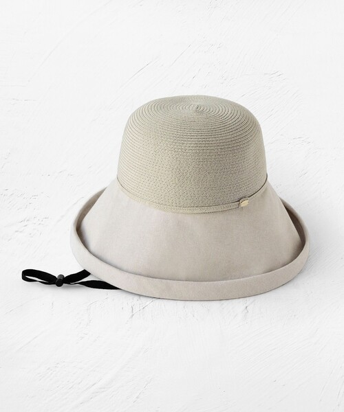 TOCCA(トッカ)の「BRAID COMBI HAT ハット(ハット・レディース・ライトグレー系/ベージュ系・F)」の7枚目の写真