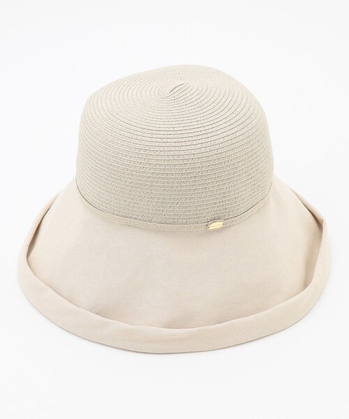 TOCCA(トッカ)の「BRAID COMBI HAT ハット(ハット・レディース・ライトグレー系/ベージュ系・F)」の9枚目の写真