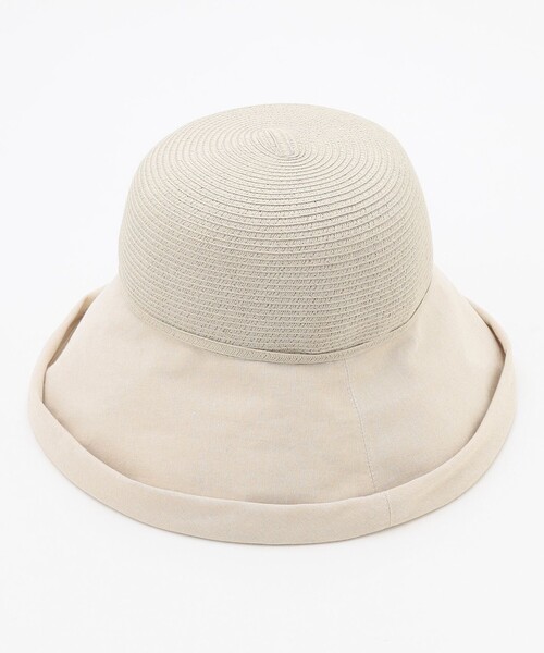 TOCCA(トッカ)の「BRAID COMBI HAT ハット(ハット・レディース・ライトグレー系/ベージュ系・F)」の10枚目の写真