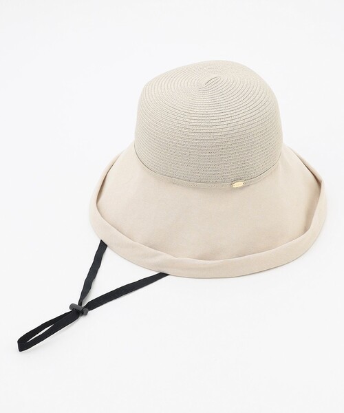 TOCCA(トッカ)の「BRAID COMBI HAT ハット(ハット・レディース・ライトグレー系/ベージュ系・F)」の14枚目の写真