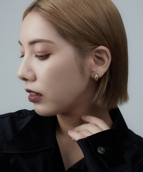 AKEL（アケル）の「【AKEL】アケル/ バルーンドロップピアス/金属アレルギー対応ピアス（サージカルステンレス）（ピアス（両耳用）・レディース・ゴールド/シルバー・FREE）」の5枚目の写真
