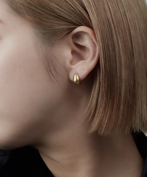 AKEL（アケル）の「【AKEL】アケル/ バルーンドロップピアス/金属アレルギー対応ピアス（サージカルステンレス）（ピアス（両耳用）・レディース・ゴールド/シルバー・FREE）」の8枚目の写真