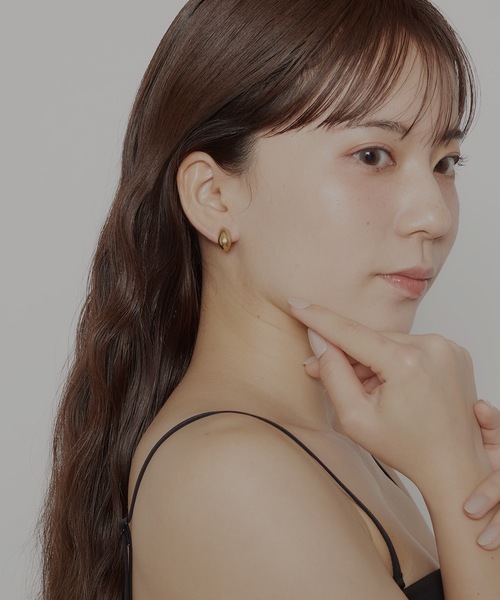 AKEL（アケル）の「【AKEL】アケル/ バルーンドロップピアス/金属アレルギー対応ピアス（サージカルステンレス）（ピアス（両耳用）・レディース・ゴールド/シルバー・FREE）」の6枚目の写真