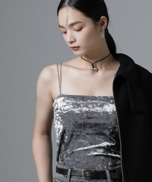 NANO universe | カップ付きベロアキャミソール(キャミソール)