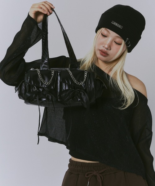 セール】リボンナイロンバッグ（ハンドバッグ）｜GAB GAB（ガブガブ