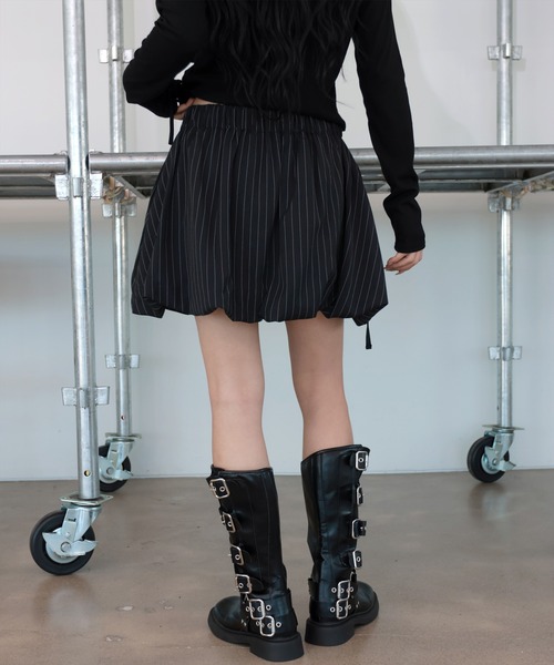 Muveil リボンストライプスカート SKIRT商品一覧 | MUVEIL Online Shop