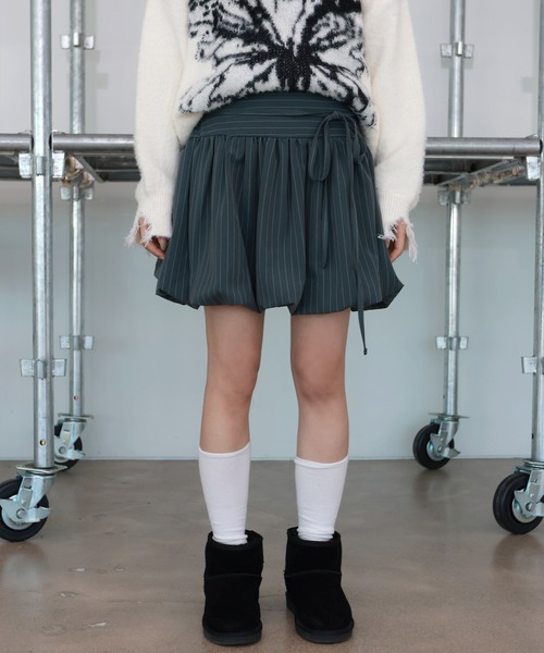 Muveil リボンストライプスカート SKIRT商品一覧 | MUVEIL Online Shop