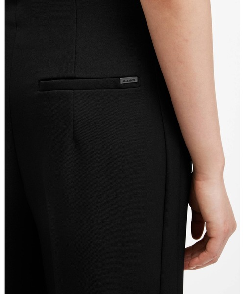 ALLSAINTS(オールセインツ)の「SHORES WIDE LEG RELAXED FIT TROUSERS | SHORES ワイド レッグ リラックス フィット トラウザー(スラックス・レディース・ブラック・4/10/8/6)」の5枚目の写真