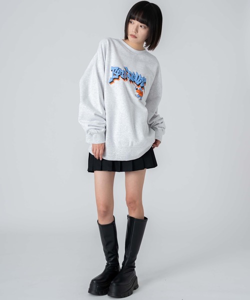 ∴WEGO/【25年春夏新作】別注BENDAVISバブルロゴプルオーバー（スウェット）｜BEN DAVIS（ベンデイビス）