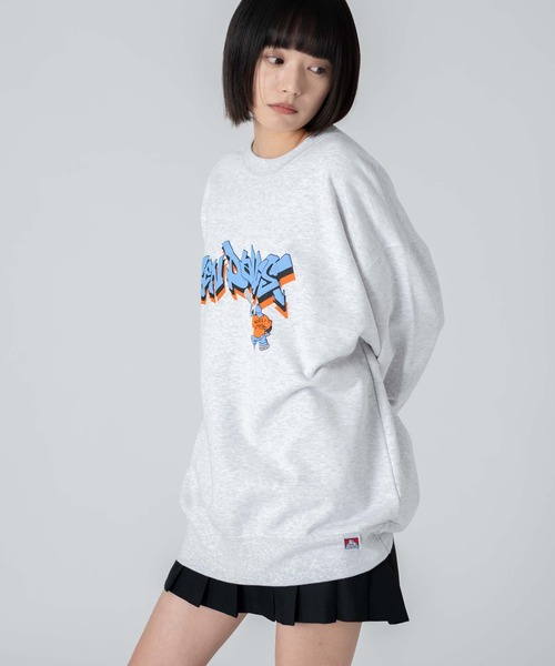 ∴WEGO/【25年春夏新作】別注BENDAVISバブルロゴプルオーバー（スウェット）｜BEN DAVIS（ベンデイビス）