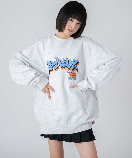 ∴WEGO/【25年春夏新作】別注BENDAVISバブルロゴプルオーバー（スウェット）｜BEN DAVIS（ベンデイビス）