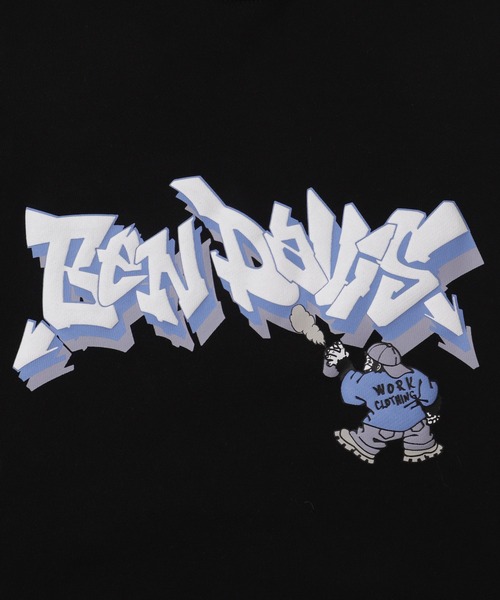 ∴WEGO/【25年春夏新作】別注BENDAVISバブルロゴプルオーバー（スウェット）｜BEN DAVIS（ベンデイビス）