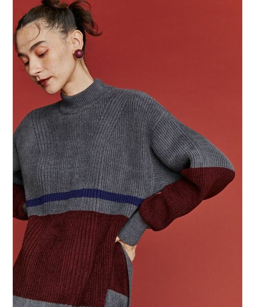 【美品】UN3D.アンスリード　MOGOL LONG KT TOP セーター UN3D. アンスリード MOGOL LONG KT TOP セーター美品 UN3d. ニット