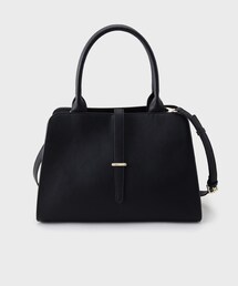 INDIVI | 【合皮／ミドルサイズ】ボストンバッグ(ショルダーバッグ)