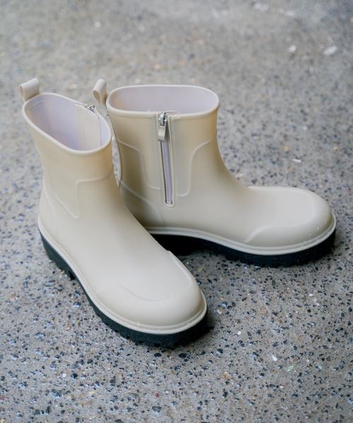 Wpc.(ダブリュピーシー)の「★トラックソールレインブーツ Wpc.(レインシューズ・レディース・ブラック/オフホワイト・LARGE/MEDIUM)」の8枚目の写真