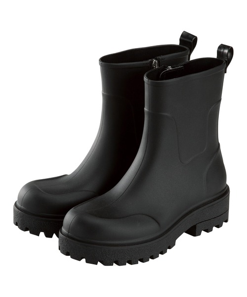 Wpc.(ダブリュピーシー)の「★トラックソールレインブーツ Wpc.(レインシューズ・レディース・ブラック/オフホワイト・LARGE/MEDIUM)」の11枚目の写真