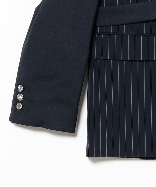 RBS(アールビーエス)の「RBS / サイド カーブ キリカエ ジャケット(テーラードジャケット・レディース・ブラック/ネイビー・1/0)」の17枚目の写真