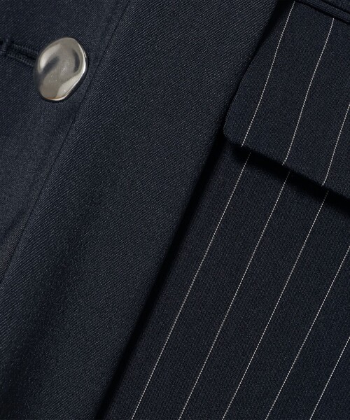 RBS(アールビーエス)の「RBS / サイド カーブ キリカエ ジャケット(テーラードジャケット・レディース・ブラック/ネイビー・1/0)」の20枚目の写真