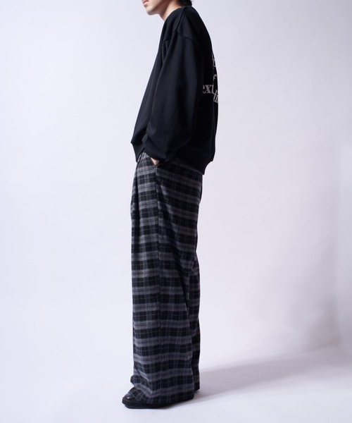 Lui's（ルイス）の「【Neucon/ニューコン】ロゴ刺繡バックプリントオーバーサイズスウェット（Tシャツ/カットソー・メンズ・グリーン/グレー/ブラック・2/1）」の22枚目の写真