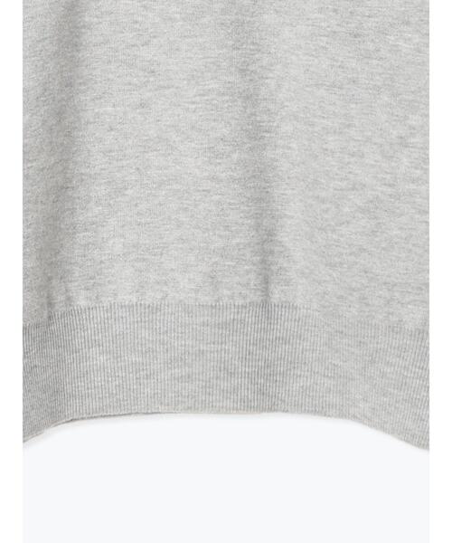 Te chichi TERRASSE(テチチテラス)の「もちもちミラノリブVネックニット(ニット/セーター・レディース・グレー/ブルー/ピンク/オフホワイト・F)」の20枚目の写真