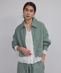 SALON adam et rope' | 【セットアップ対応】ビンテージライクジップブルゾン(ブルゾン)