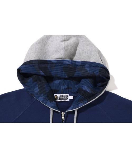 A BATHING APE Color Camoサーマルジップパーカー 楽天市場】A BATHING APE COLOR CAMO THERMAL FULL ZIP HOODIE M
