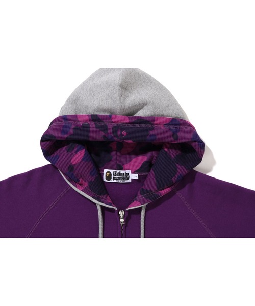 COLOR CAMO THERMAL PATCH LOOSE FIT ZIP HOODIE（パーカー）｜A