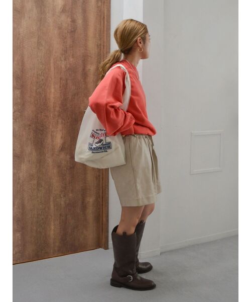 Ungrid（アングリッド）の「エンブロイダリーシアーバッグ（ハンドバッグ・レディース・オフホワイト/ブルー・FREE）」の5枚目の写真