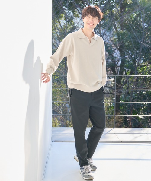 Arnold Palmer（アーノルドパーマー）の「ALL DAYS EASY テーパード パンツ（その他パンツ・メンズ・ネイビー/ブラック/ベージュ・LL/L/M）」の6枚目の写真