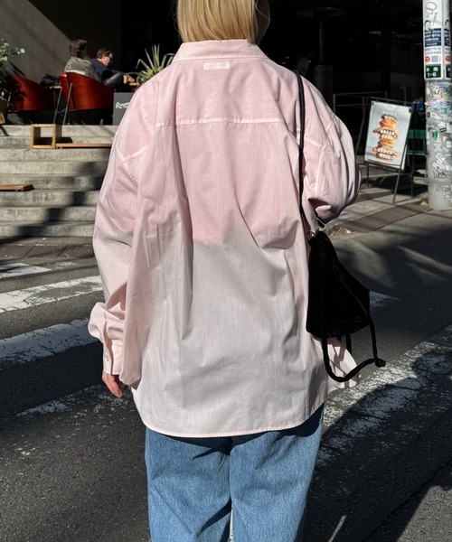 CIAOPANIC TYPY（チャオパニックティピー）の「【UNISEX】デザインボタンブロードシャツ（シャツ/ブラウス・メンズ・ピンク/ブルー/ホワイト・MEDIUM/LARGE）」の22枚目の写真