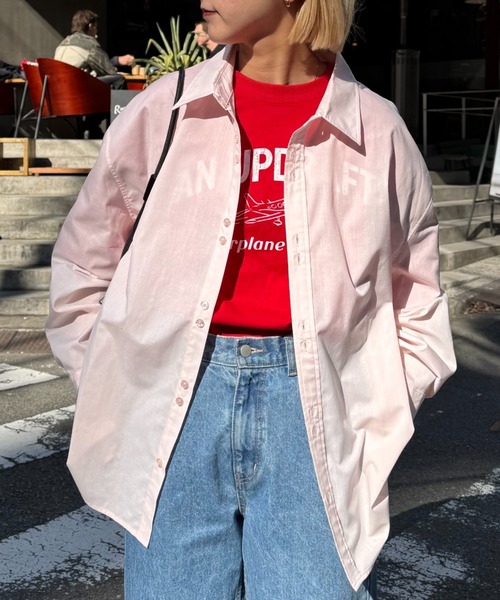 CIAOPANIC TYPY（チャオパニックティピー）の「【UNISEX】デザインボタンブロードシャツ（シャツ/ブラウス・メンズ・ピンク/ブルー/ホワイト・MEDIUM/LARGE）」の20枚目の写真