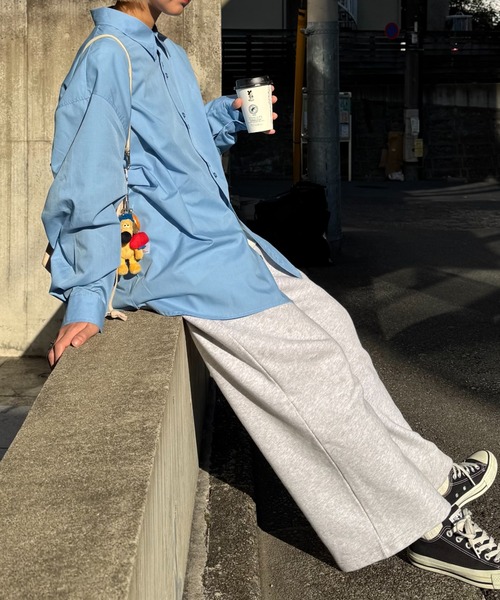 CIAOPANIC TYPY（チャオパニックティピー）の「【UNISEX】デザインボタンブロードシャツ（シャツ/ブラウス・メンズ・ピンク/ブルー/ホワイト・MEDIUM/LARGE）」の6枚目の写真