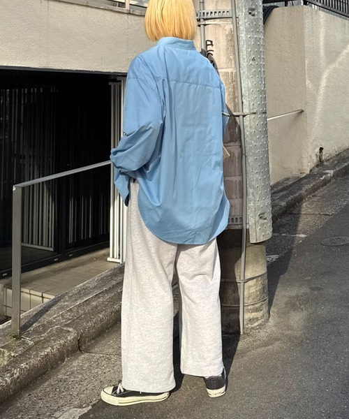 CIAOPANIC TYPY（チャオパニックティピー）の「【UNISEX】デザインボタンブロードシャツ（シャツ/ブラウス・メンズ・ピンク/ブルー/ホワイト・MEDIUM/LARGE）」の9枚目の写真