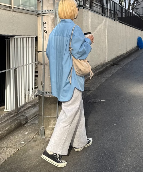 CIAOPANIC TYPY（チャオパニックティピー）の「【UNISEX】デザインボタンブロードシャツ（シャツ/ブラウス・メンズ・ピンク/ブルー/ホワイト・MEDIUM/LARGE）」の10枚目の写真