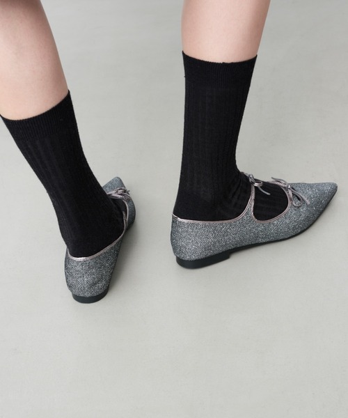 Launa lea（ラウナレア）の「【26春夏新色】ダブルリボンメリージェーンフラットパンプス(0589)（パンプス・レディース・アイボリー/ブラック/シルバー/ピンク/レッド/ダークグレー/ホワイト系その他・24.0cm/25.0cm/24.5cm/23.5cm/23.0cm/22.5cm/22.0cm）」の18枚目の写真