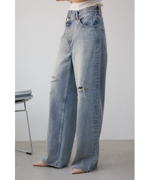 AZUL by moussy ダメージラップデニム AZUL BY MOUSSY | AZUL DENIM ダメージラップデニム (ワイド