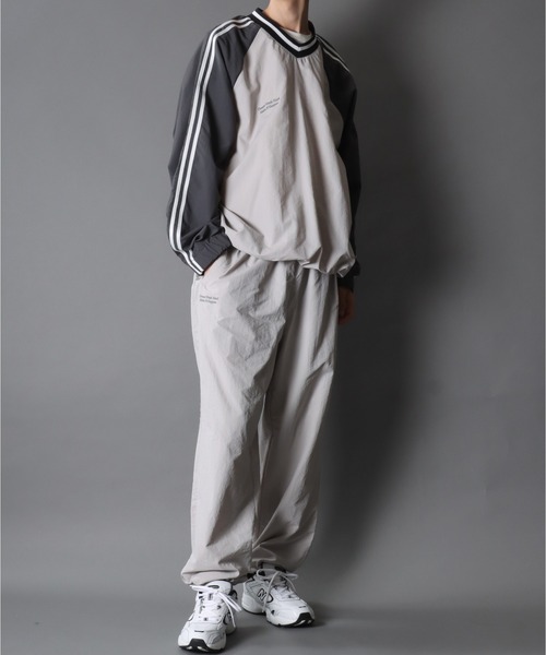 SITRY（シトリー）の「SITRY Nylon Pants/別注 ナイロンパンツ トラックパンツ セットアップ対応 ユニフォーム ブロークコア（その他パンツ・メンズ・ブラック/ライトグレー/チャコール・M/L/LL）」の18枚目の写真