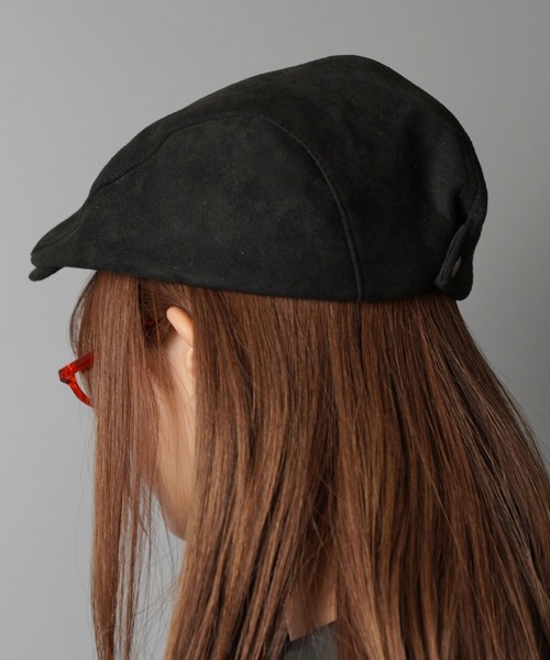 SPINNS（スピンズ）の「スエードハンチング（ハンチング/ベレー帽・レディース・ブラック/ブラウン・ONESIZE）」の21枚目の写真