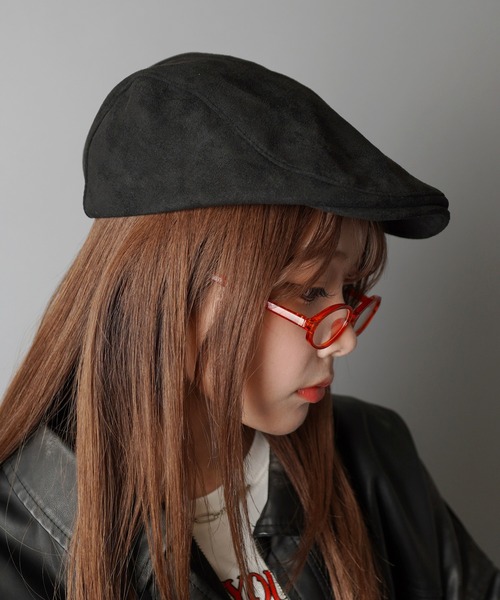 SPINNS（スピンズ）の「スエードハンチング（ハンチング/ベレー帽・レディース・ブラック/ブラウン・ONESIZE）」の19枚目の写真