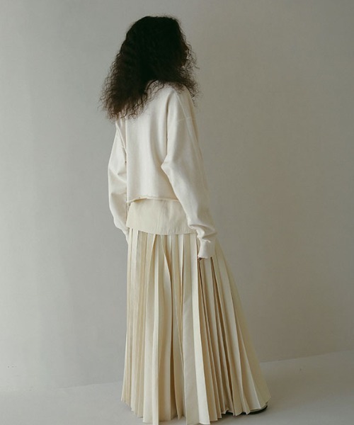 ETRE TOKYO（エトレトウキョウ）の「ラップベルトプリーツロングスカート（スカート・レディース・ベージュ/カーキ・S/M）」の12枚目の写真