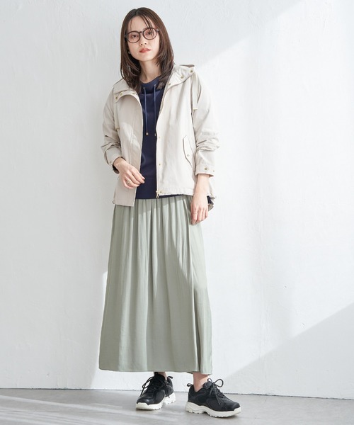 ikka（イッカ）の「【雑誌InRed4月号掲載】GOKU楽ダンボールスピンドル【親子コーデ】（スウェット・レディース・ベージュ/ネイビー/オフホワイト/オレンジ/ブルー/ミント・S/M/L）」の15枚目の写真