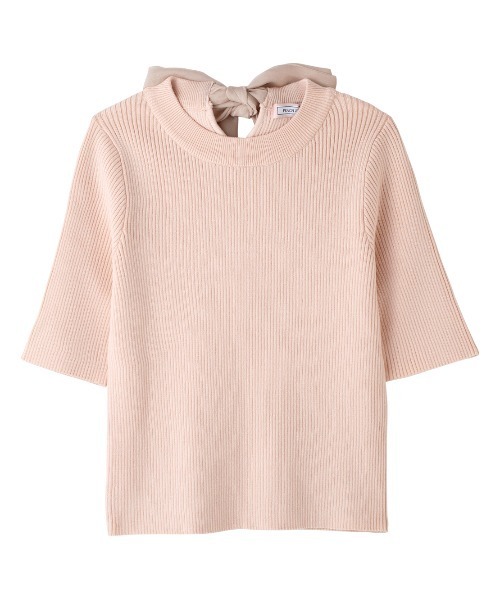 PEACH JOHN（ピーチジョン）の「バックリボンニットプルオーバー（ニット/セーター・レディース・ピンク/ピンクベージュ・ONE SIZE）」の10枚目の写真